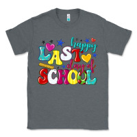 Charcoal Heather happy last day of school Classic Tee - texasbilliewilder