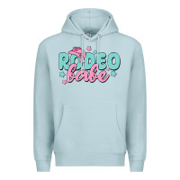 Blue Mist rodeo babe Premium Hoodie - MaliasSmallBusiness