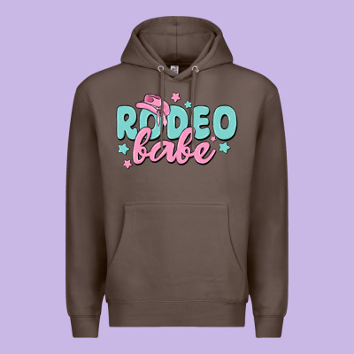 Rodeo Babe Premium Hoodie Designed By Maliassmallbusiness
