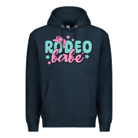 Navy rodeo babe Premium Hoodie - MaliasSmallBusiness