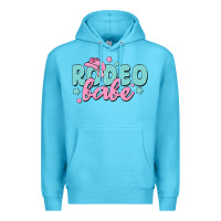 Ocean Blue rodeo babe Premium Hoodie - MaliasSmallBusiness