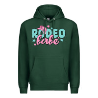 Sports Green rodeo babe Premium Hoodie - MaliasSmallBusiness