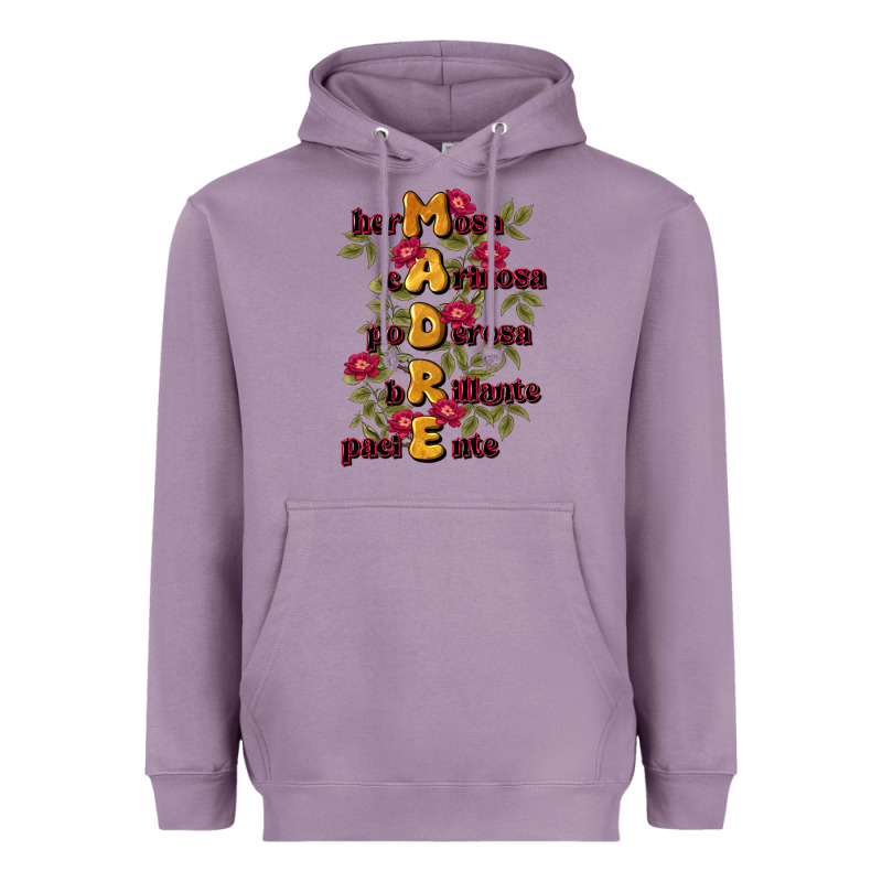 Ella Es Mamá Heavyweight Hoodie by JahusDesignShop | Teevron
