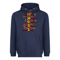 Navy ella es mamá Heavyweight Hoodie - JahusDesignShop