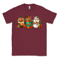 Burgundy Halloween thanksgiving christmas coffee cups Classic Tee - FaDigitalArtStudio