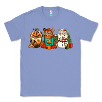 Colony Blue Halloween thanksgiving christmas coffee cups Classic Tee - FaDigitalArtStudio