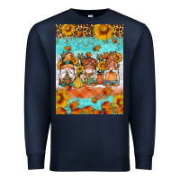 Navy Fall gnomes Premium Sweatshirt - Artiststas