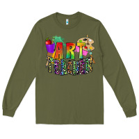 Army Green art teacher Long Sleeve Tee - Zillion Design Studio