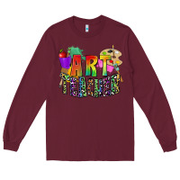Burgundy art teacher Long Sleeve Tee - Zillion Design Studio