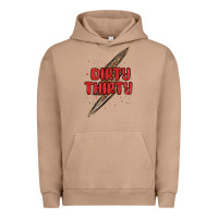 Pigment Burro dirty thirty lightning bolt Urban Hoodie - MaliasSmallBusiness