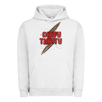 Pigment Lunar Rock dirty thirty lightning bolt Urban Hoodie - MaliasSmallBusiness
