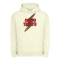 Pigment Pistachio dirty thirty lightning bolt Urban Hoodie - MaliasSmallBusiness