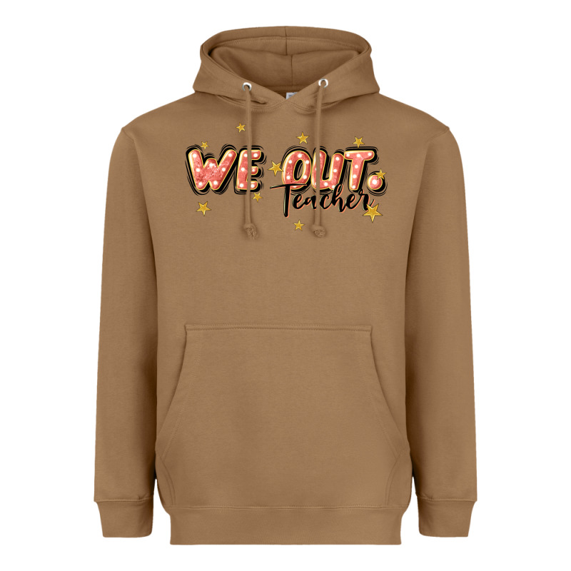 We Out Teacher Heavyweight Hoodie by JahusDesignShop | Teevron