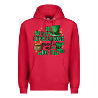 Cardinal the leprechauns made me do it Premium Hoodie - MaliasSmallBusiness