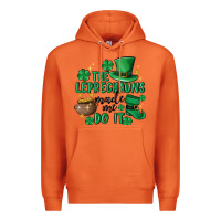 Carrot the leprechauns made me do it Premium Hoodie - MaliasSmallBusiness