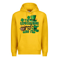 Lemon the leprechauns made me do it Premium Hoodie - MaliasSmallBusiness