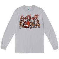 Football Nana With Leopard Long Sleeve Tee | Teevron