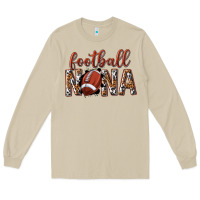 Mushroom football nana with leopard Long Sleeve Tee - texasbilliewilder