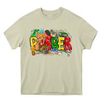 Mossy barber Heavy Core Tee - CowhideDigitalArt