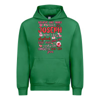 Emerald believe like mary trust like joseph valentine s da Urban Hoodie - MaliasSmallBusiness
