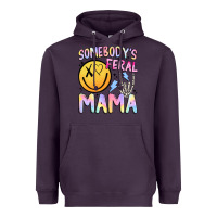 Plum somebody's feral mama Heavyweight Hoodie - JahusDesignShop