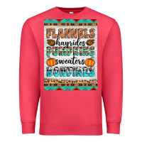 Cardinal Flannels Hayrides Pumpkins Sweaters Bonfires Premium Sweatshirt - Artiststas