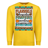 Lemon Flannels Hayrides Pumpkins Sweaters Bonfires Premium Sweatshirt - Artiststas