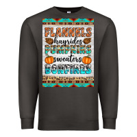 Smoke Flannels Hayrides Pumpkins Sweaters Bonfires Premium Sweatshirt - Artiststas