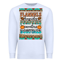 White Flannels Hayrides Pumpkins Sweaters Bonfires Premium Sweatshirt - Artiststas