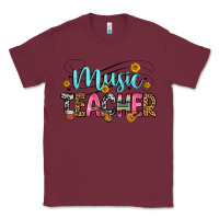 Burgundy music teacher Classic Tee - Zillion Design Studio