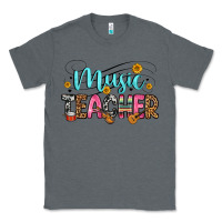 Charcoal Heather music teacher Classic Tee - Zillion Design Studio