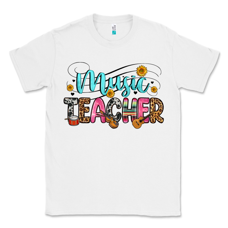 Music Teacher Classic Tee by Zillion Design Studio | Teevron