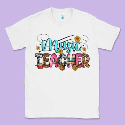 Music Teacher Classic Tee Designed By Zillion Design Studio