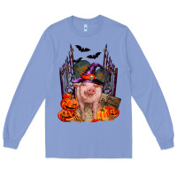 Colony Blue Pig halloween Long Sleeve Tee - RanaPortraitStore