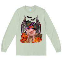 Matcha Pig halloween Long Sleeve Tee - RanaPortraitStore