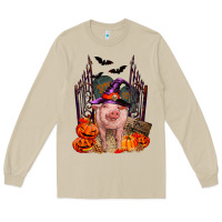 Mushroom Pig halloween Long Sleeve Tee - RanaPortraitStore