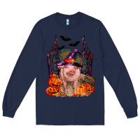 Navy Pig halloween Long Sleeve Tee - RanaPortraitStore