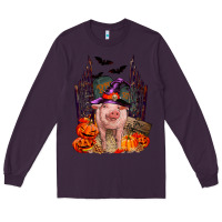 Plum Pig halloween Long Sleeve Tee - RanaPortraitStore