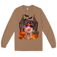 Toasted Coconut Pig halloween Long Sleeve Tee - RanaPortraitStore