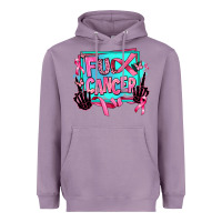 Lavender fuck cancer Heavyweight Hoodie - AdoDesignShop