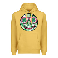 Antique Gold st patrick's smiley Premium Hoodie - MaliasSmallBusiness
