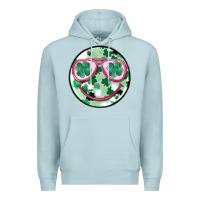 Blue Mist st patrick's smiley Premium Hoodie - MaliasSmallBusiness