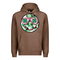 Chestnut st patrick's smiley Premium Hoodie - MaliasSmallBusiness