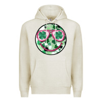 Oatmeal Heather st patrick's smiley Premium Hoodie - MaliasSmallBusiness