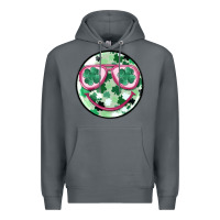 Rock st patrick's smiley Premium Hoodie - MaliasSmallBusiness