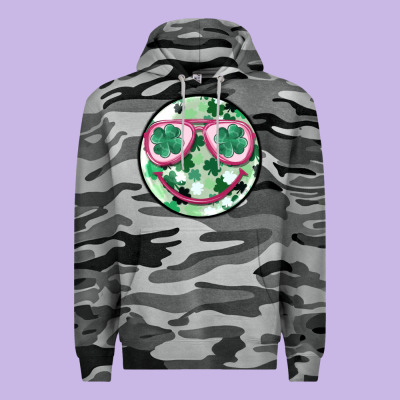 St Patrick's Smiley Premium Hoodie Designed By Maliassmallbusiness