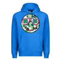 True Royal st patrick's smiley Premium Hoodie - MaliasSmallBusiness