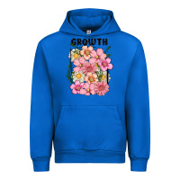 Cobalt growth flower Urban Hoodie - MaliasSmallBusiness