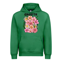 Emerald growth flower Urban Hoodie - MaliasSmallBusiness
