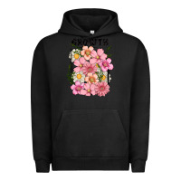 Pigment Black growth flower Urban Hoodie - MaliasSmallBusiness